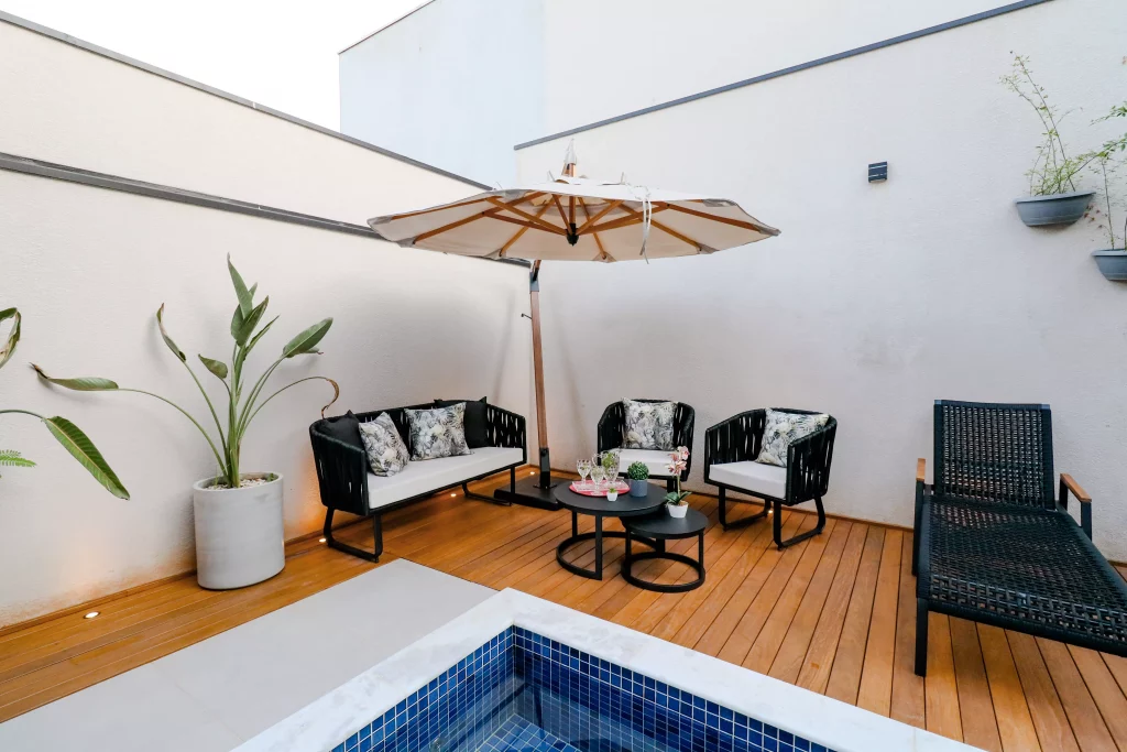 deck de madeira