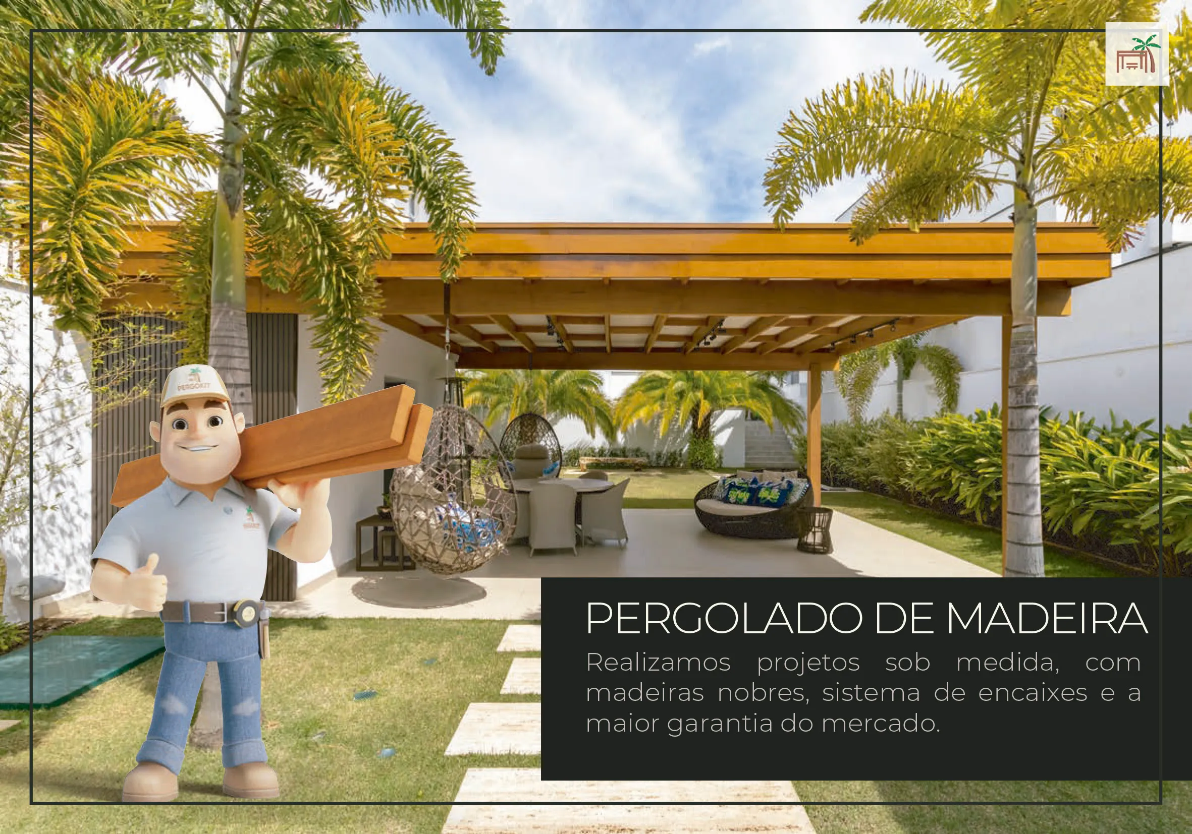 Pergolado de Madeira