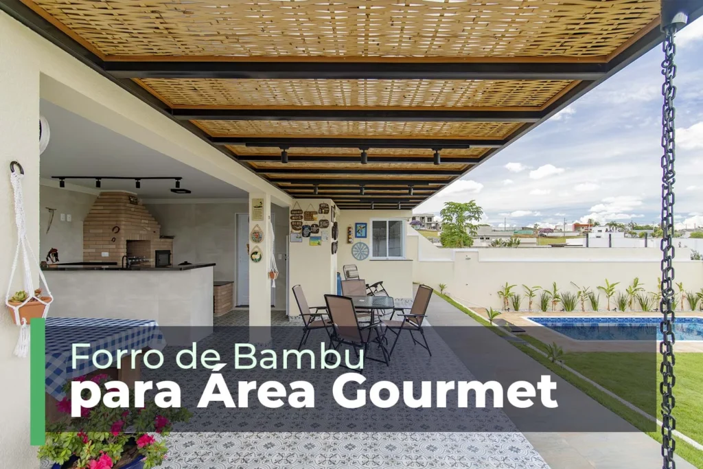 Beleza Sustentável: Forro de Bambu para Área Gourmet