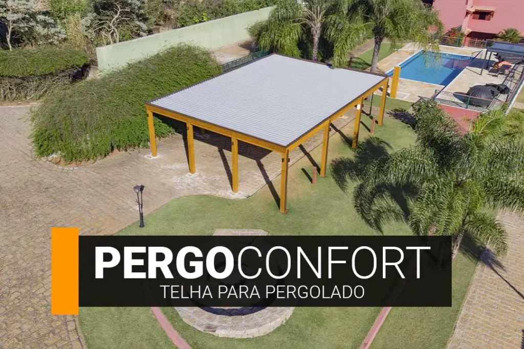 TELHA PARA PERGOLADO - PERGOCONFORT