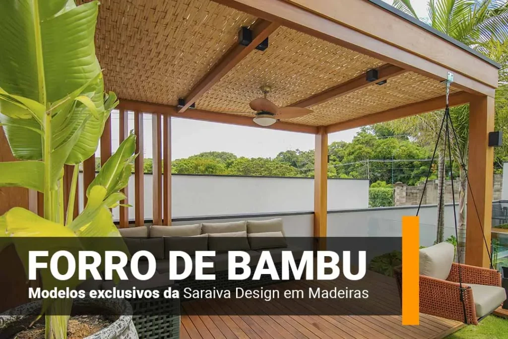 Forro de Bambu: Modelos para Pergolado