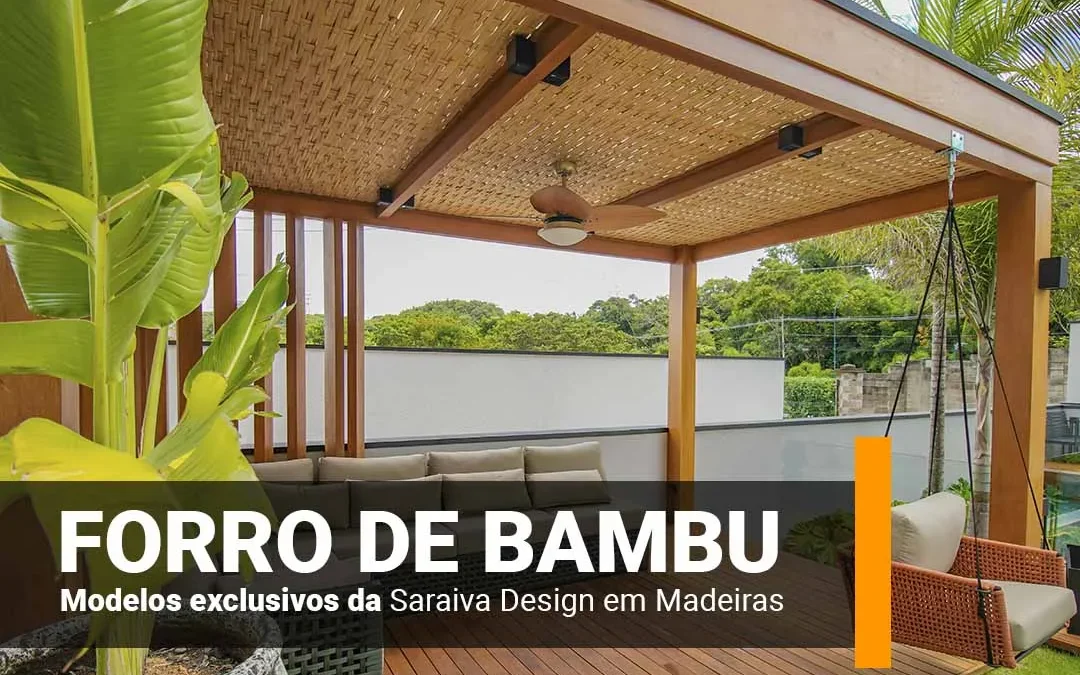 Forro de Bambu: Modelos para Pergolado