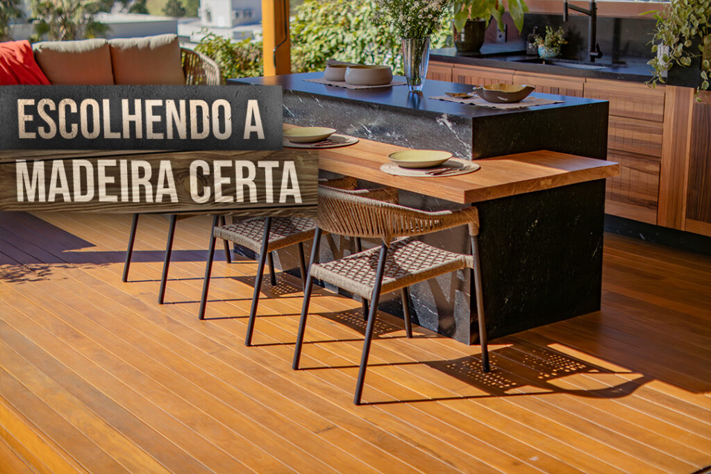 escolhendo a madeira certa para o deck de madeira
